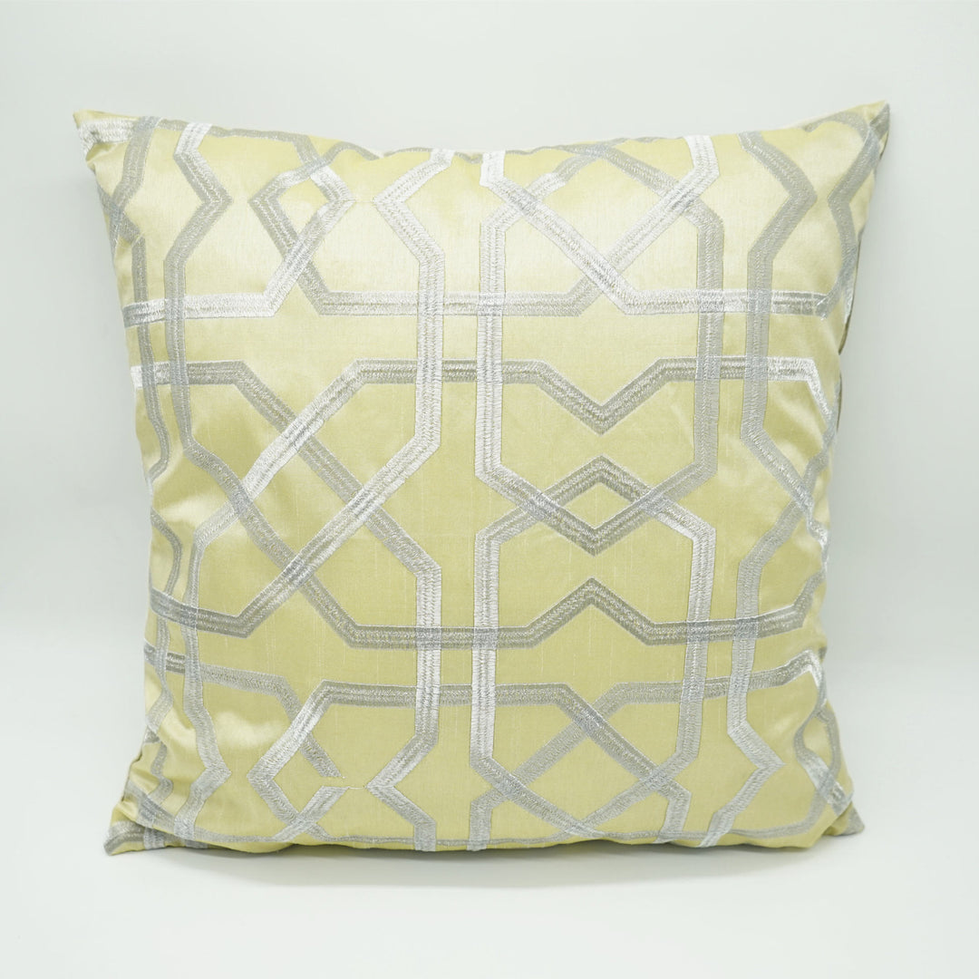 Geometric Pattern Accent Pillow