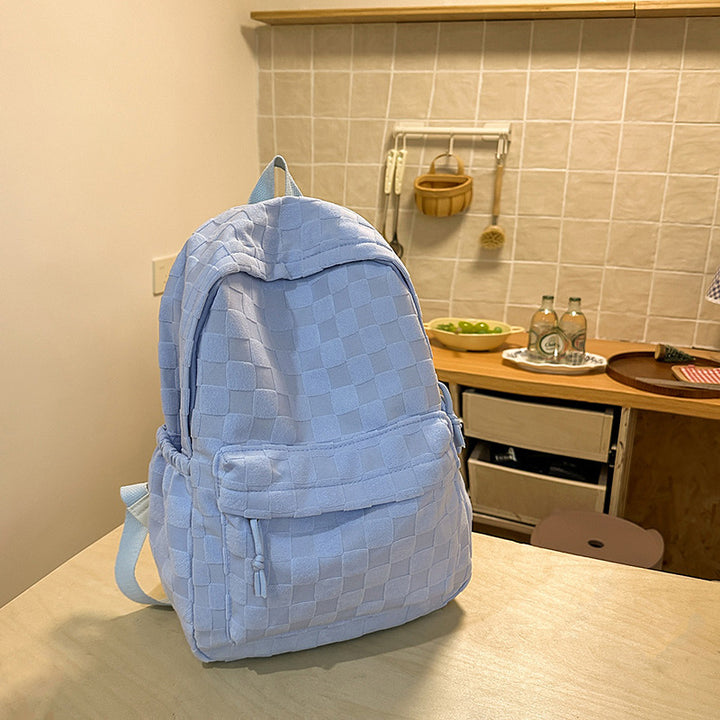 Checkerboard Pattern Backpack