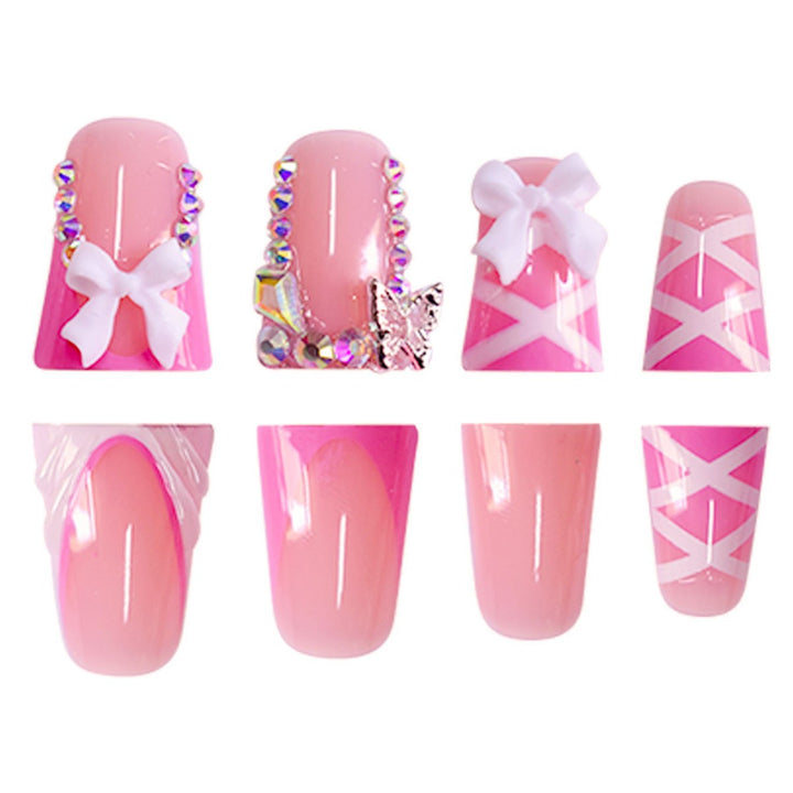 Decorative Press-On Nail Extensions Bowlift