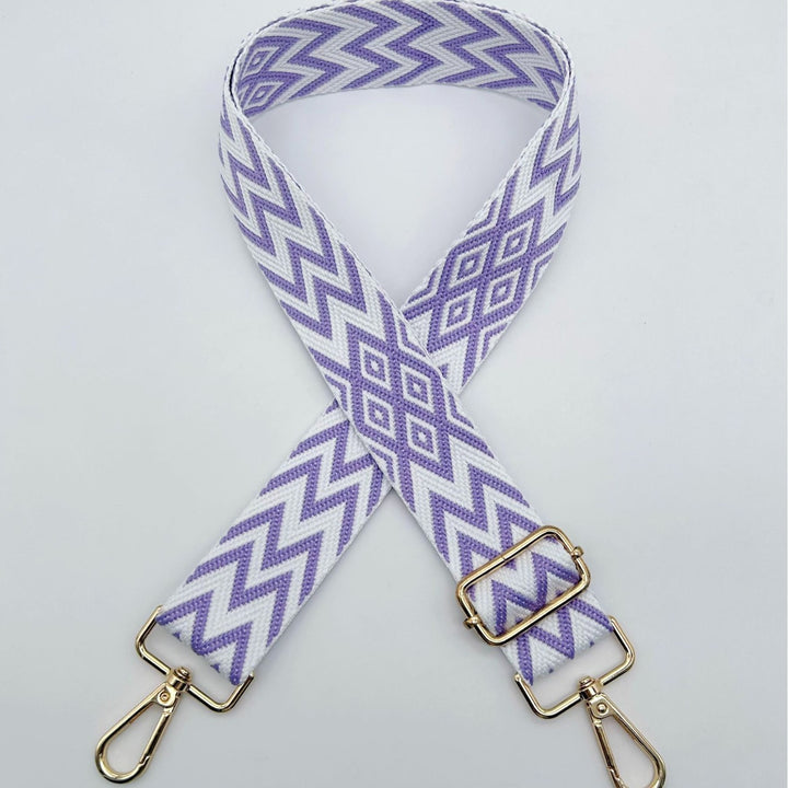 Adjustable Patterned Bag Strap Bowlift