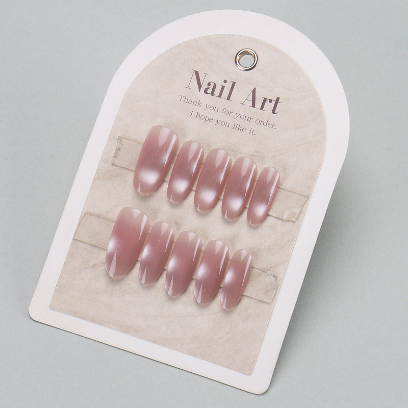 Elegant Press-On Nail Tips with Gold Accents Bowlift