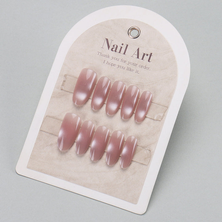 Elegant Press-On Nail Tips with Gold Accents Bowlift