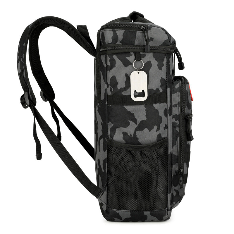 Unisex nan tactical cooling backpack with insulated main compartment, MOLLE front pocket and padded shoulder straps Bowlift