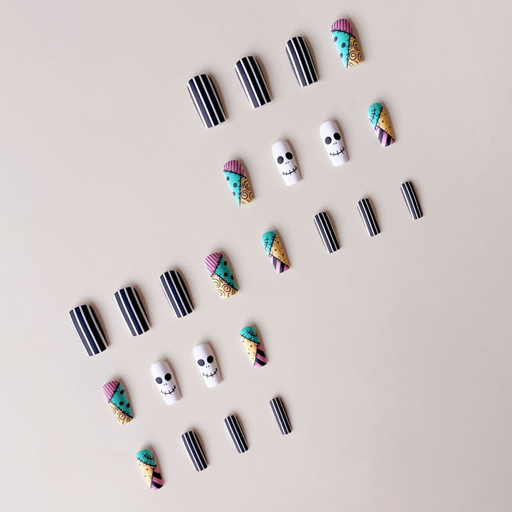 Creative nail art set with imaginative Halloween designs Bowlift