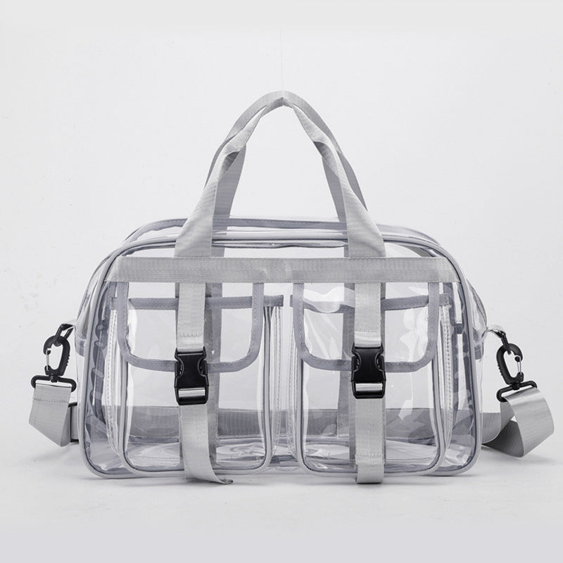 Transparent tote bag with multiple compartments Bowlift