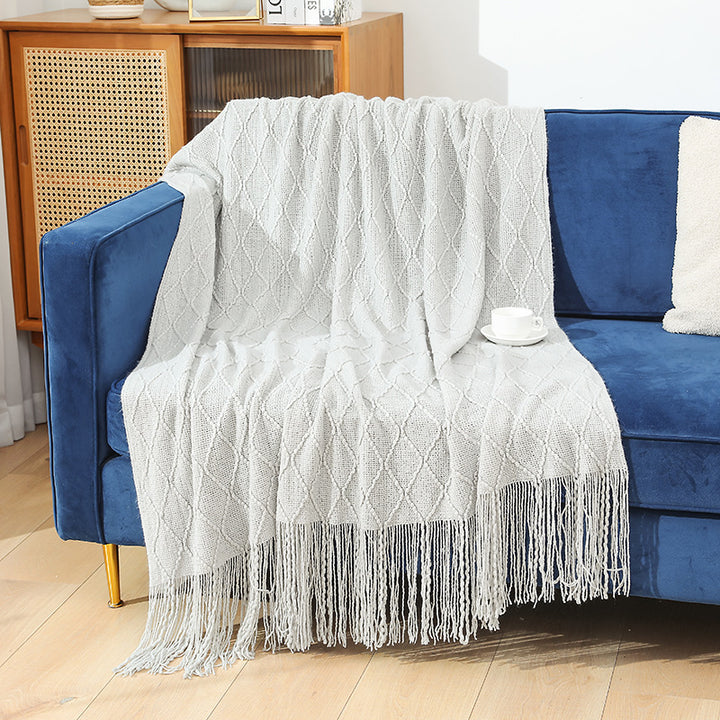 Ladies cozy knit blanket Bowlift