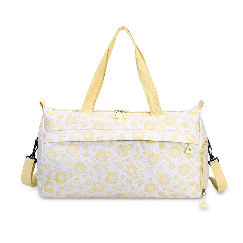 Floral Patterned Travel Duffle Bag Bowlift