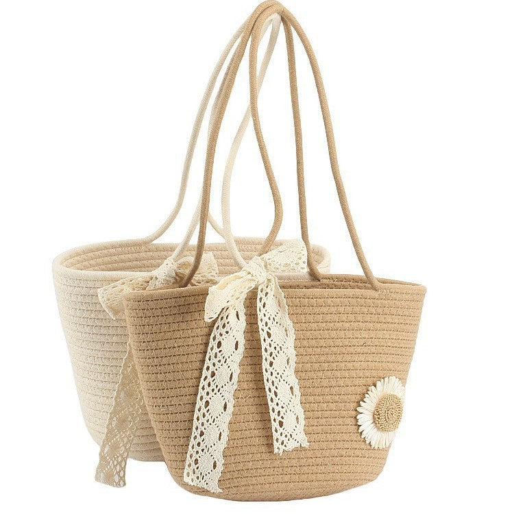 Crochet basket bag Bowlift