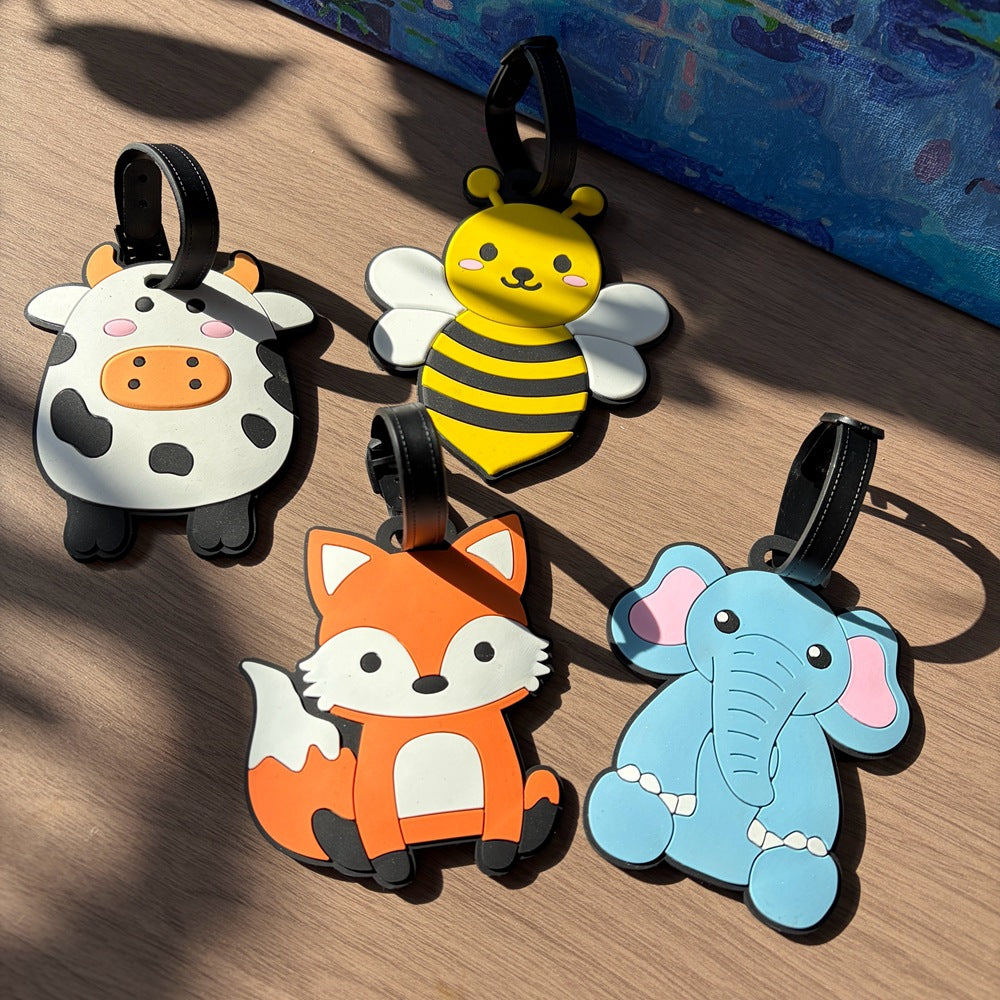 Cow-Shaped Luggage Tag Bowlift