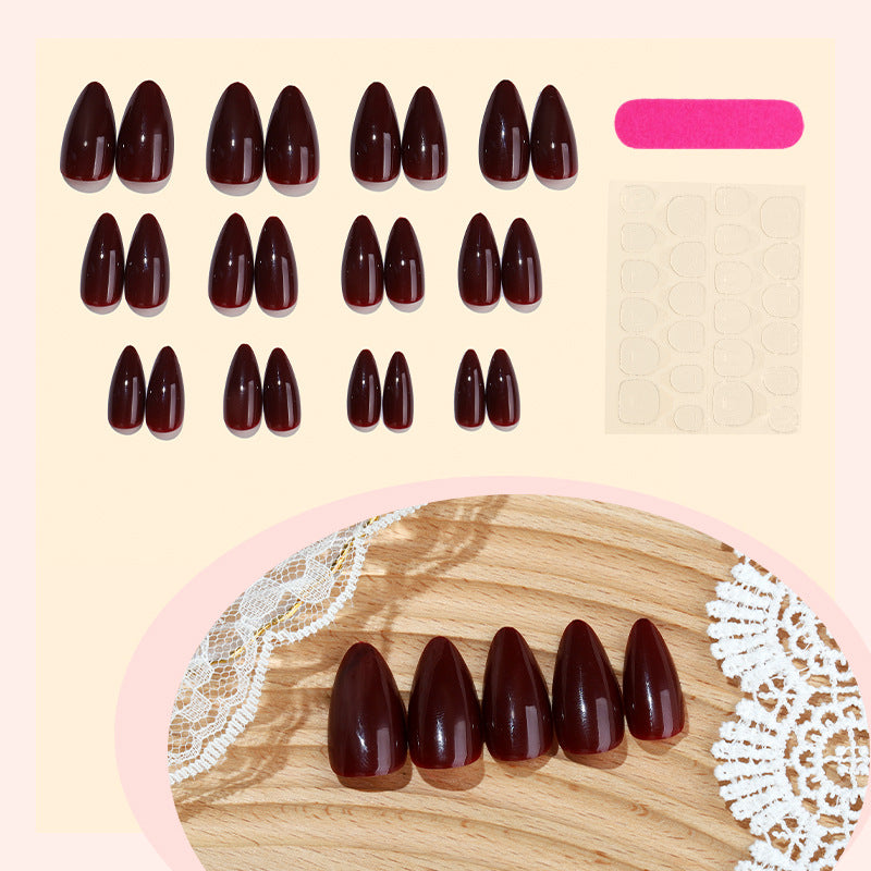 Stiletto Shape Press-On Nail Set Bowlift