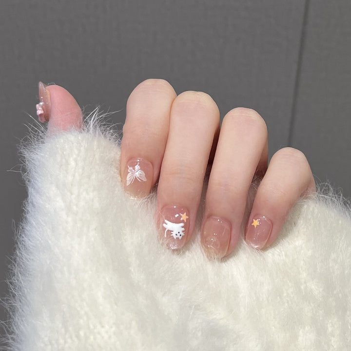 Decorative Press-On Nail Art Set Bowlift