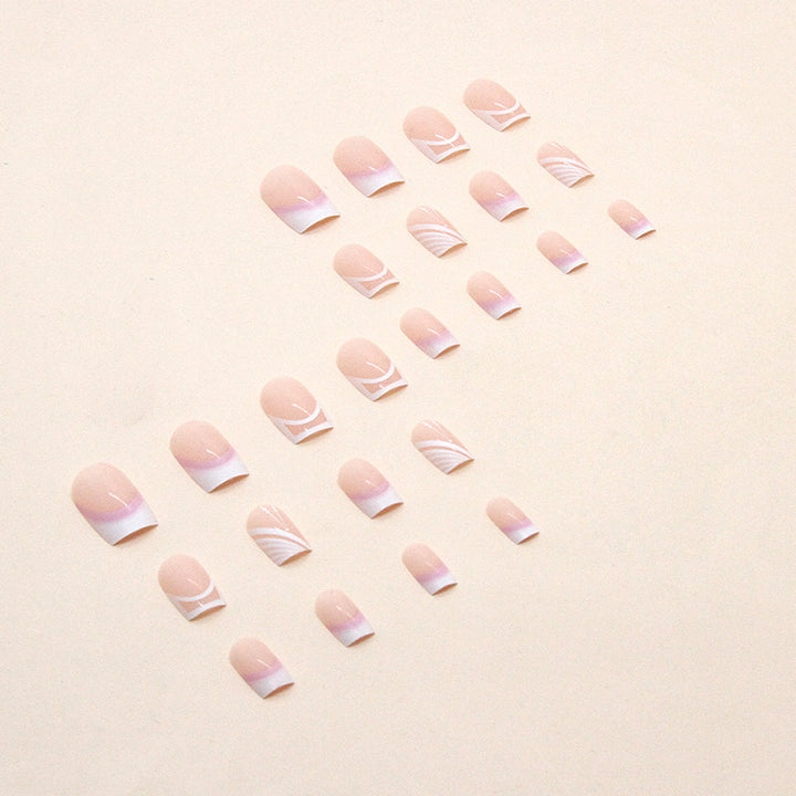 Modern Geometric Nail Art Bowlift