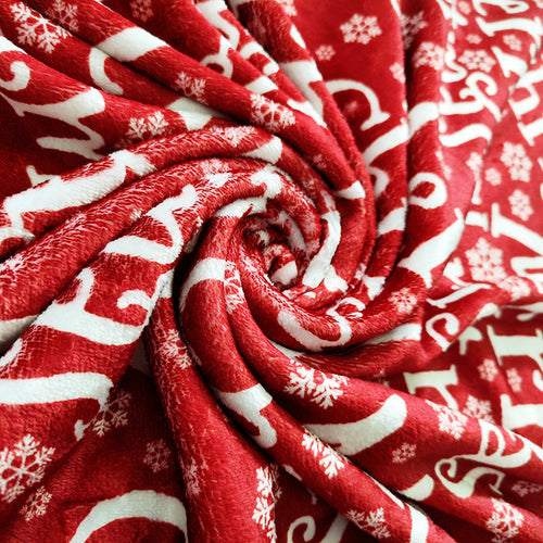 Women's Christmas blanket with festive tree and gift design Bowlift