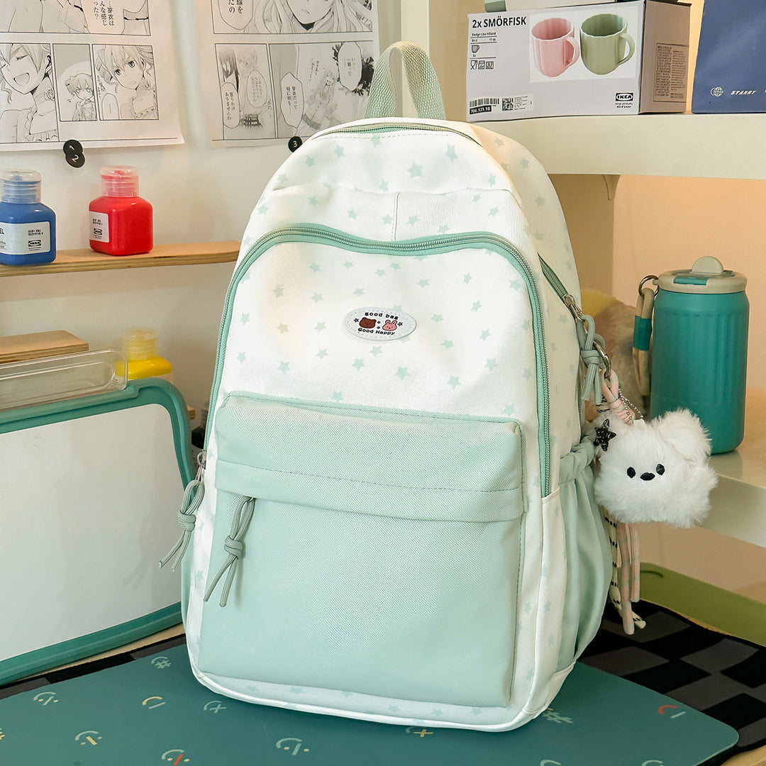 Star-Patterned Casual Backpack Bowlift 1791204314