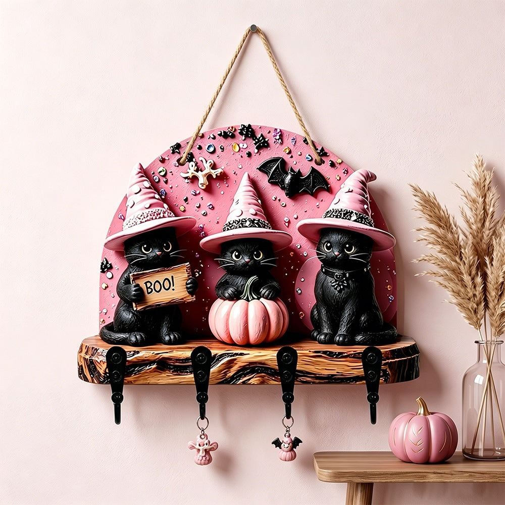 Halloween decorative figure with witch motifs Bowlift