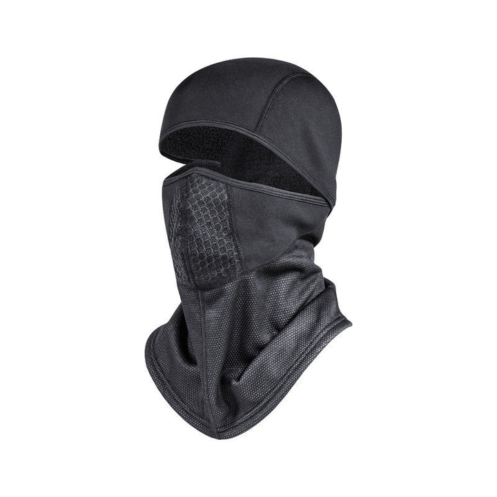 Thermal Fleece Full Face Balaclava with Breathable Mesh Vent and Integrated Neck Gaiter Bowlift