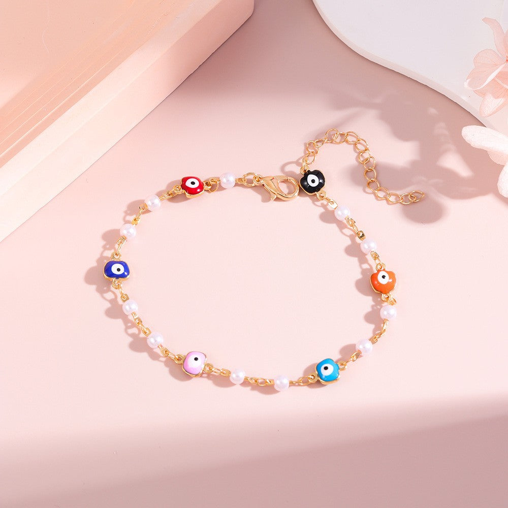 Colorful Charm Ankle Bracelet Bowlift