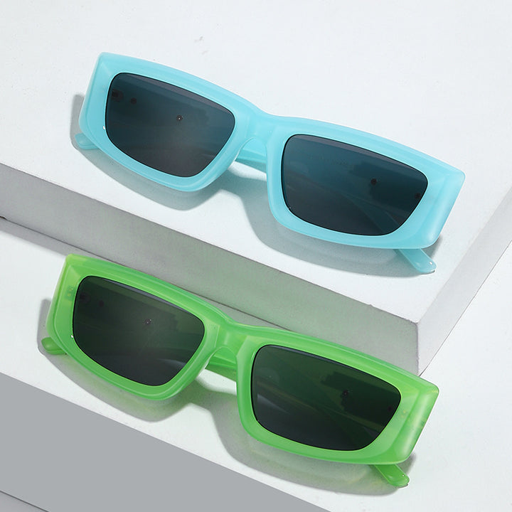 Retro-Inspired Fashion Square Sunglasses Bowlift