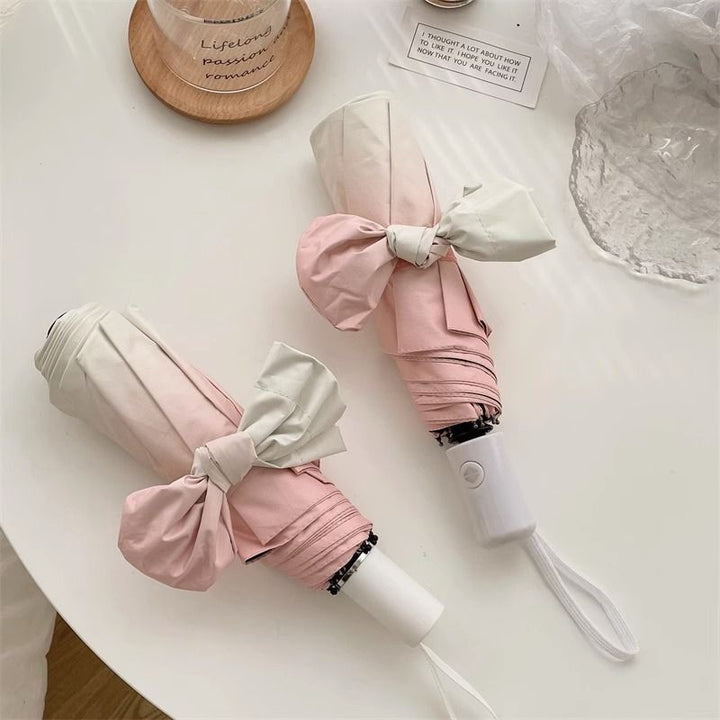 Women's Foldable Umbrella with User-Friendly Opening Mechanism Bowlift