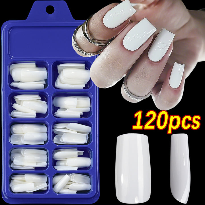 Premium Almond-Shaped False Nail Set Bowlift