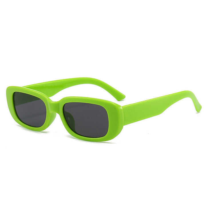 Women's fashionable rectangular sunglasses with adjustable nose pads Bowlift