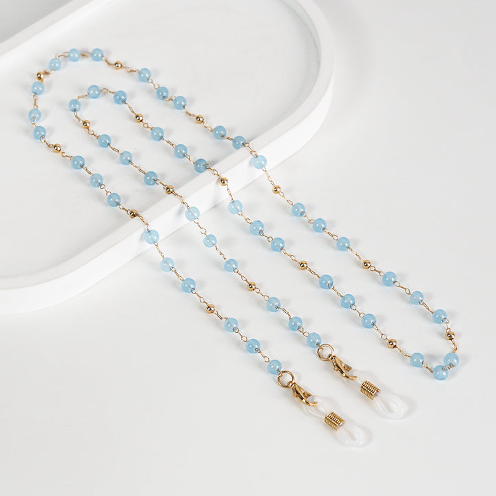 Beaded Eyewear Retainer Chain Bowlift