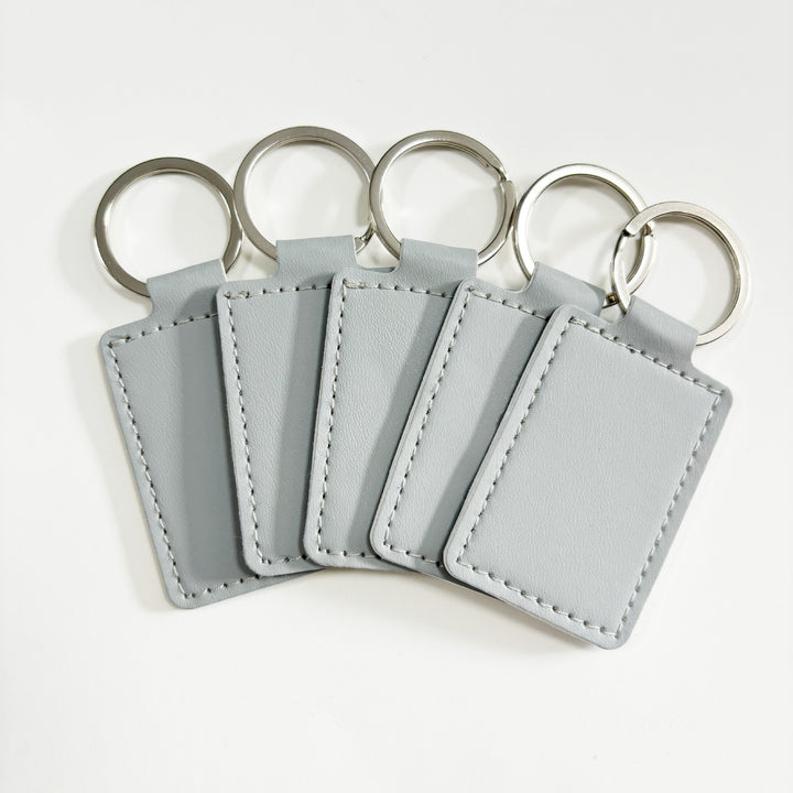 Unisex keychain made of high-quality synthetic leather with custom label Bowlift