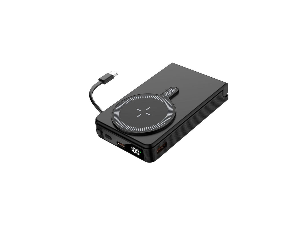 Portable power bank with fast induction charging function and digital battery level display Bowlift