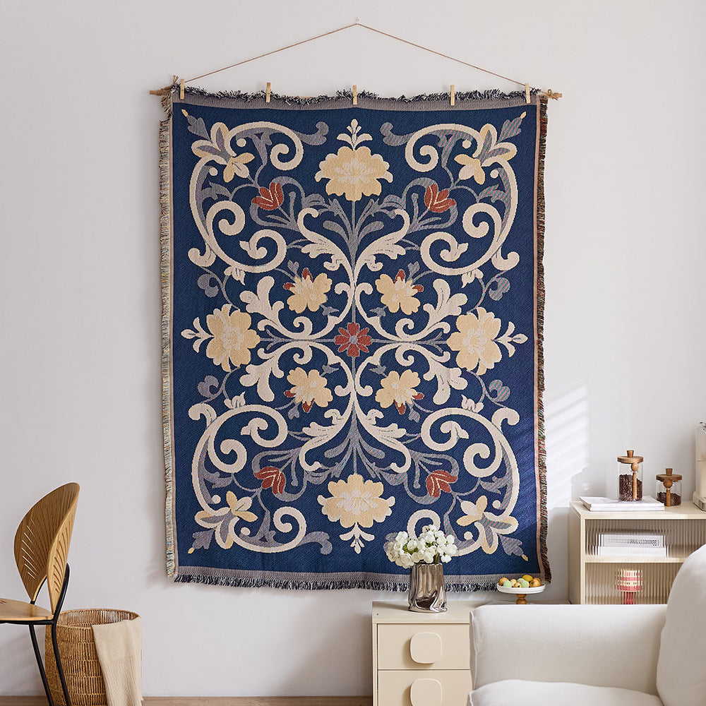 Artistic Woven Tapestry Throw