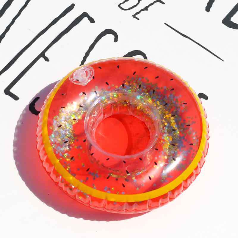 Ladies Inflatable Swimming Ring with Floral Design Bowlift