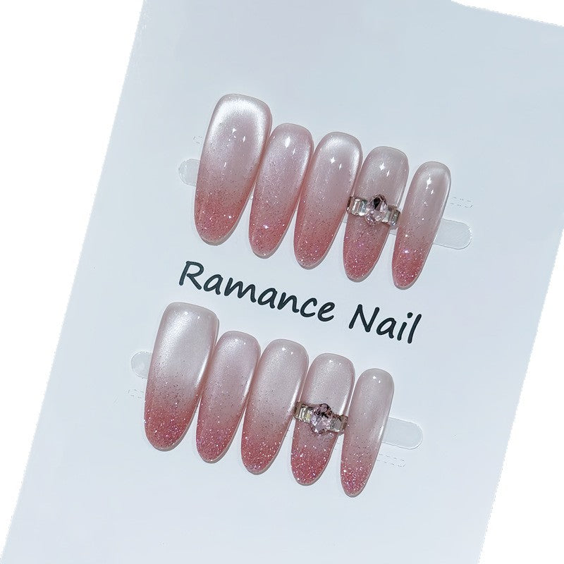 Elegant Ombre Press-On Nails Bowlift