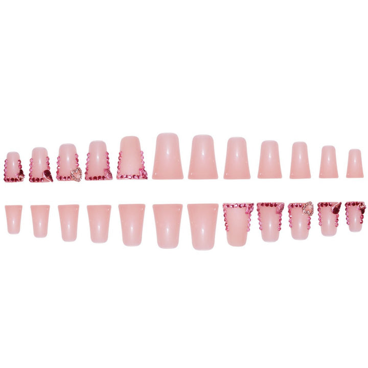 Elegant Rhinestone Embellished Press-On Nails Bowlift