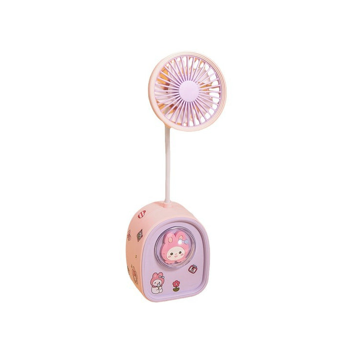 Unisex Creative Mini USB Fan with LED Light Bowlift