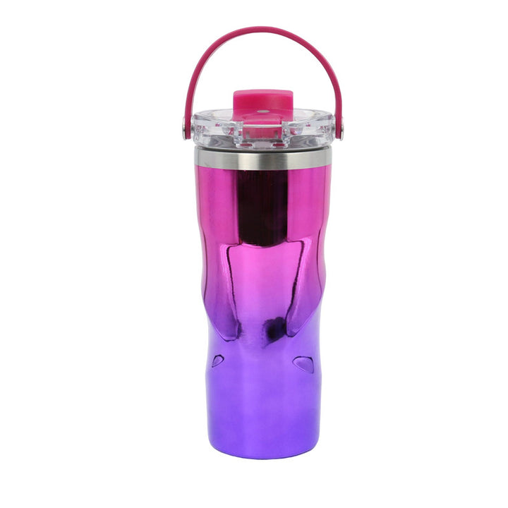 Women's insulated drinking bottle with ergonomic design Bowlift