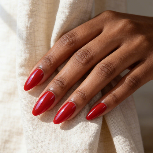 Glossy Stiletto Press-On Nails Bowlift