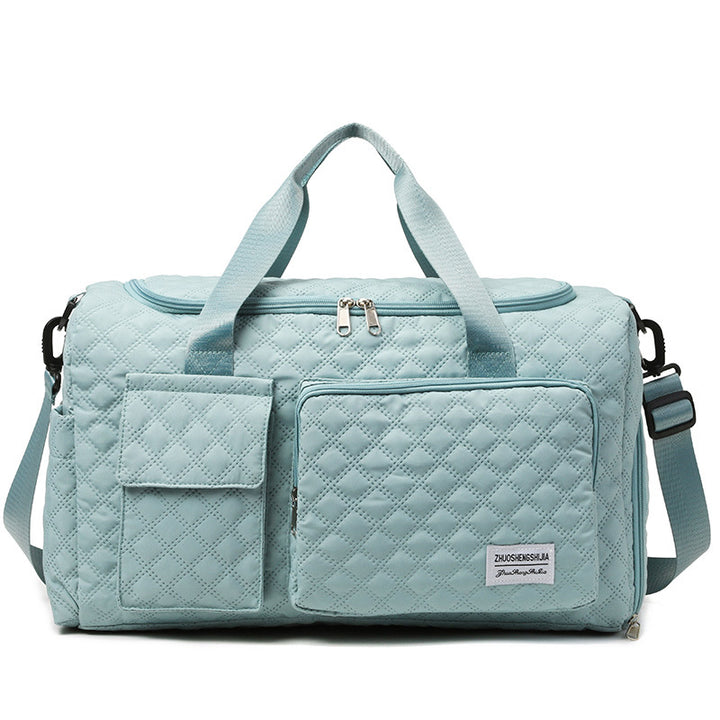 Premium Quilted Gym Duffel Bag