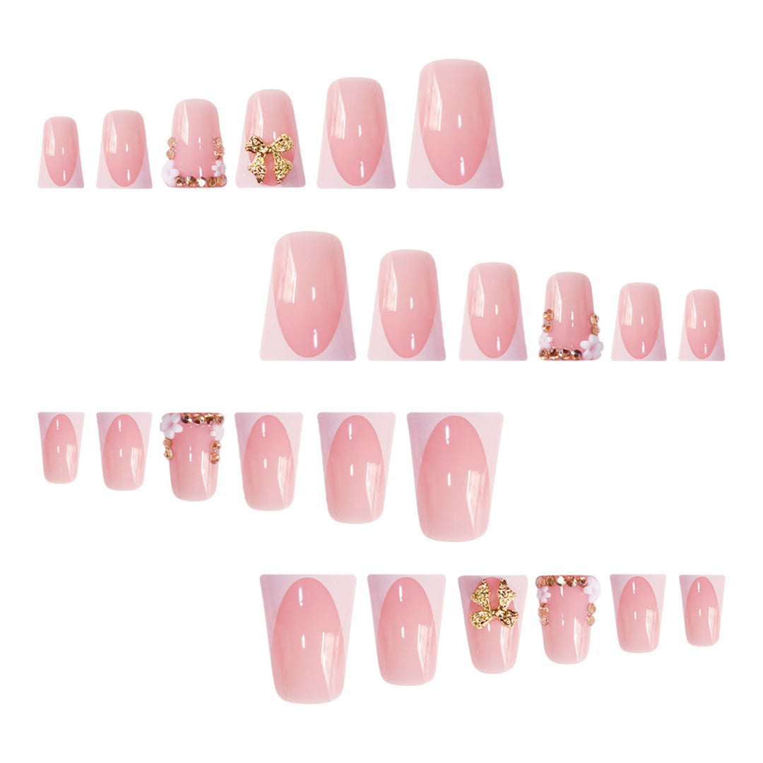 Decorative Press-On Nail Art Set Bowlift