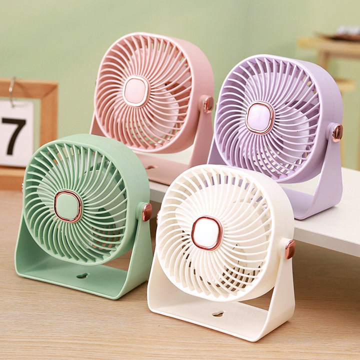 Ladies portable mini table fan with vibration dampening Bowlift