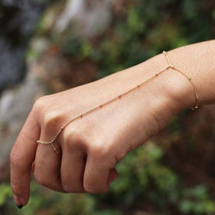 Glamorous Adjustable Chain Ankle Bracelet Bowlift