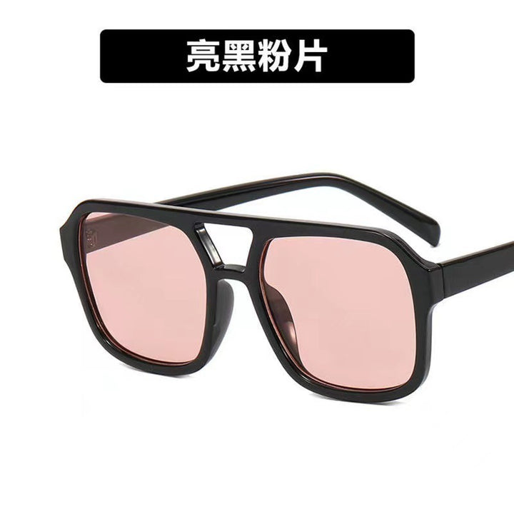 Women's fashionable oversized sunglasses with striking pattern Bowlift