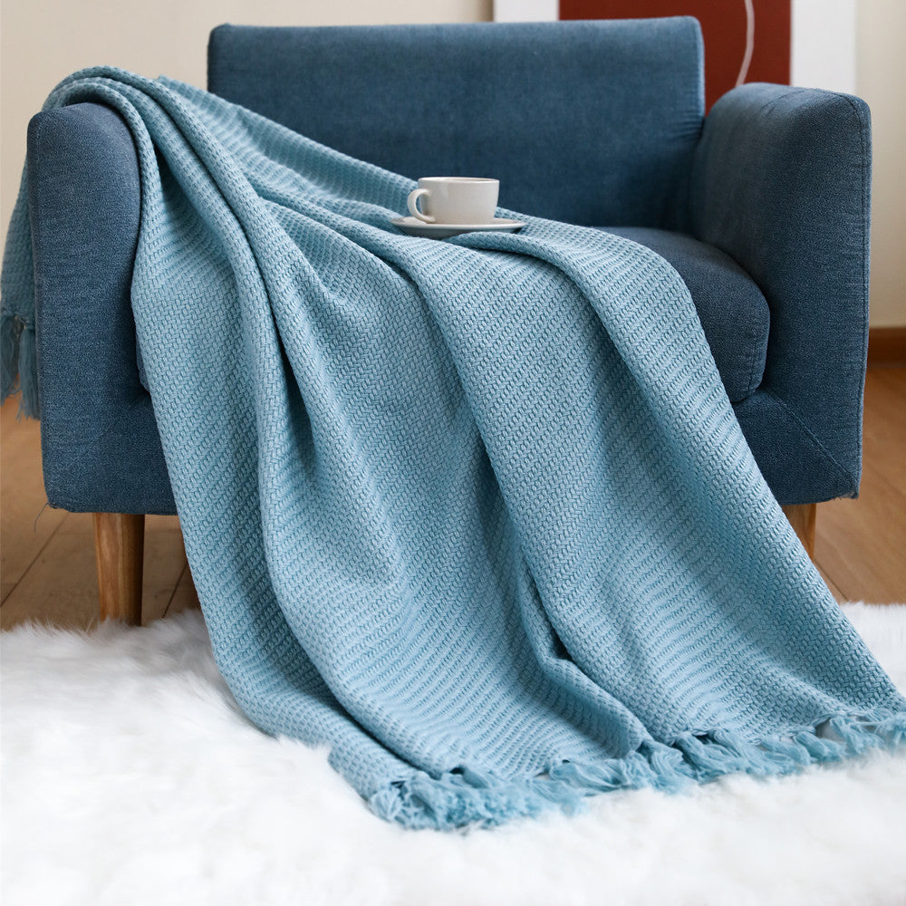 Premium Textured Throw Blanket