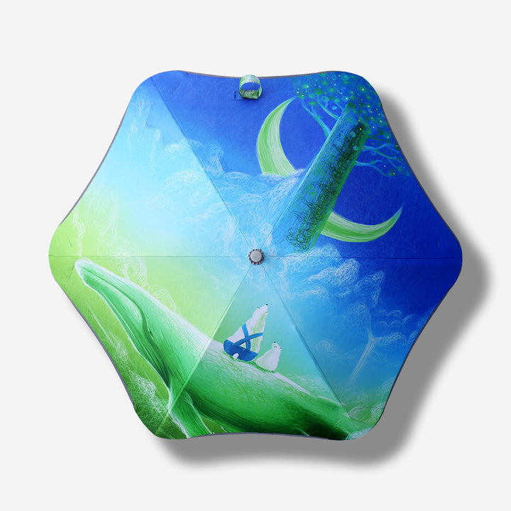 Ladies children's friendly folding umbrella with dinosaur design Bowlift