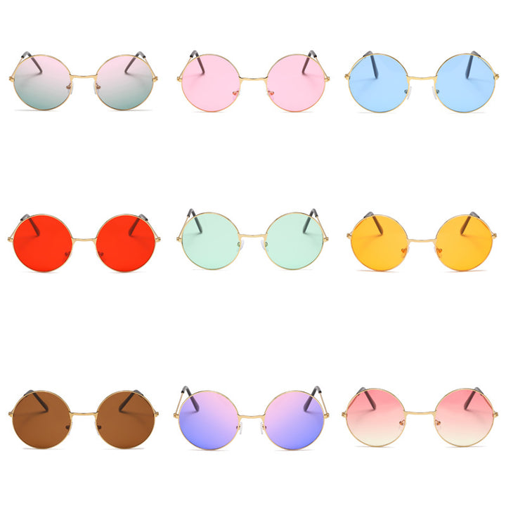 Retro Round Lens Sunglasses Bowlift