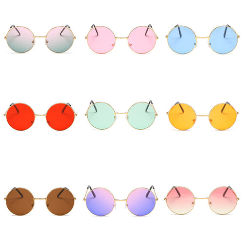 Retro Round Lens Sunglasses Bowlift