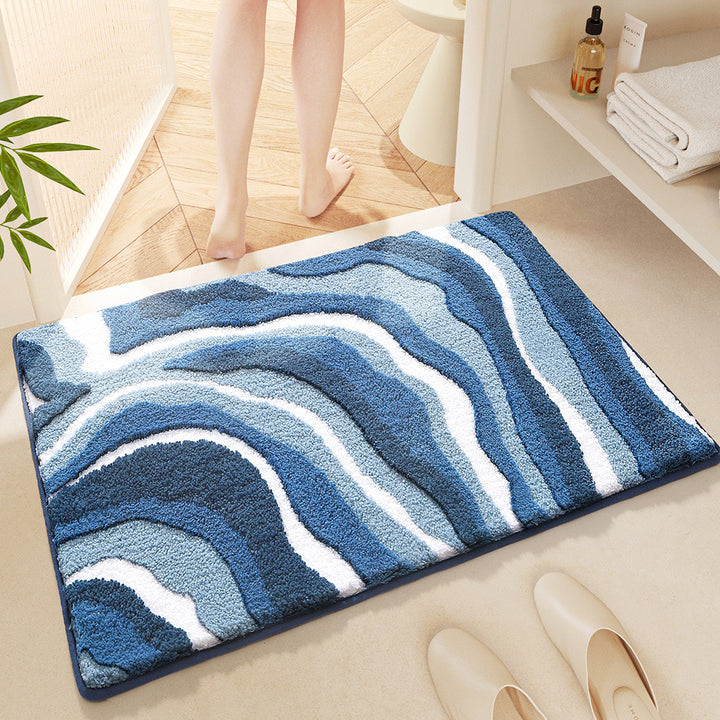 Floral Bath Mat Bowlift