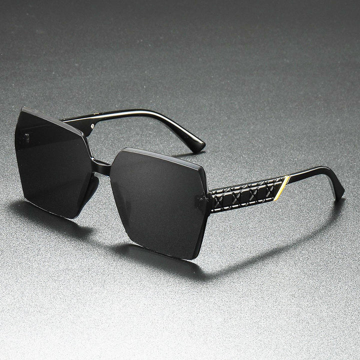 Luxurious Oversized Hexagonal Sunglasses Bowlift