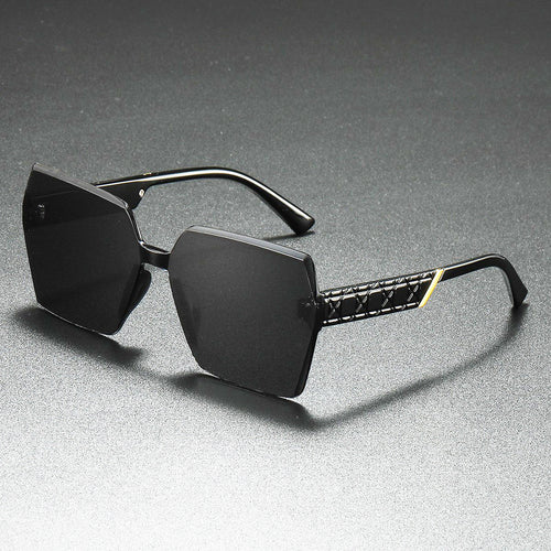 Luxurious Oversized Hexagonal Sunglasses Bowlift