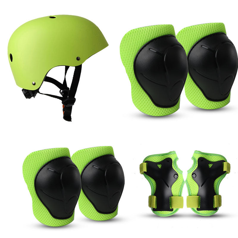Children's Colorful Safety Helmet and Protective Gear Set Bowlift