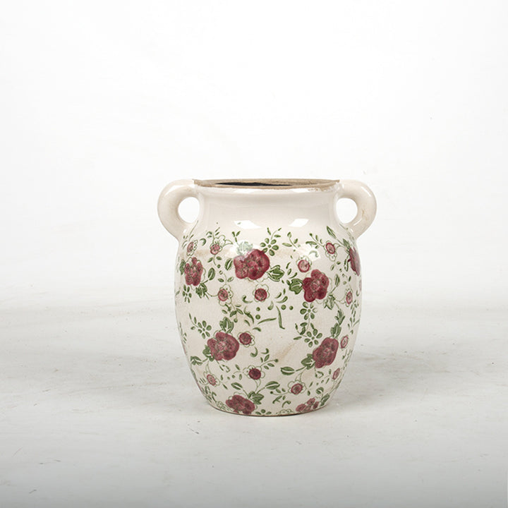 Flower decoration vessel with playful pattern Bowlift
