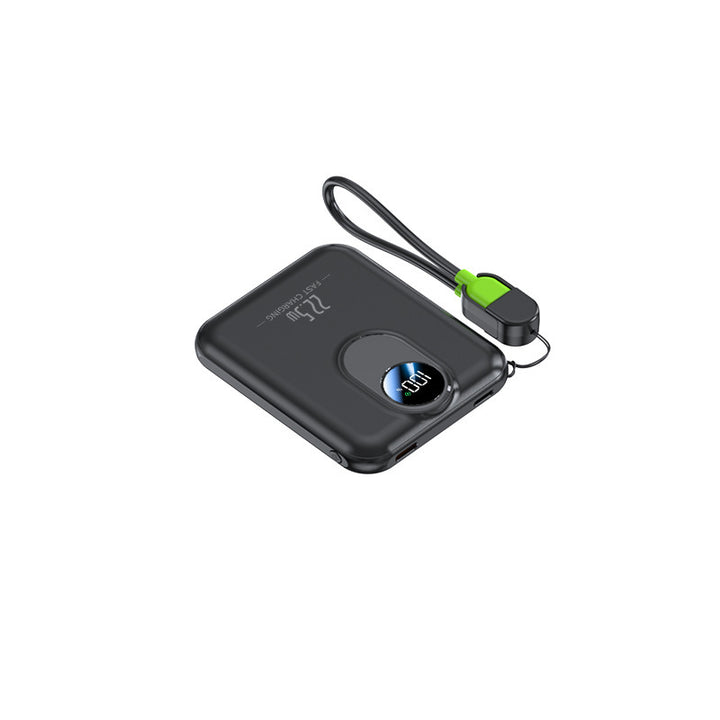 Portable power bank with intelligent fast charging interface and digital display Bowlift